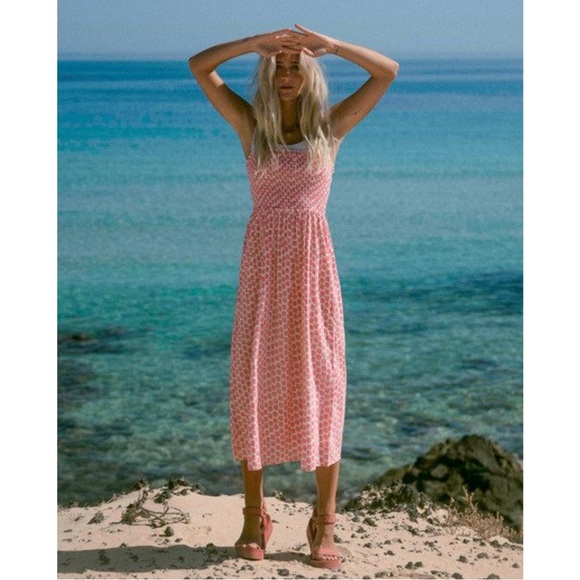 Billabong Dresses & Skirts - Billabong Pink Patterned Maxi Dress